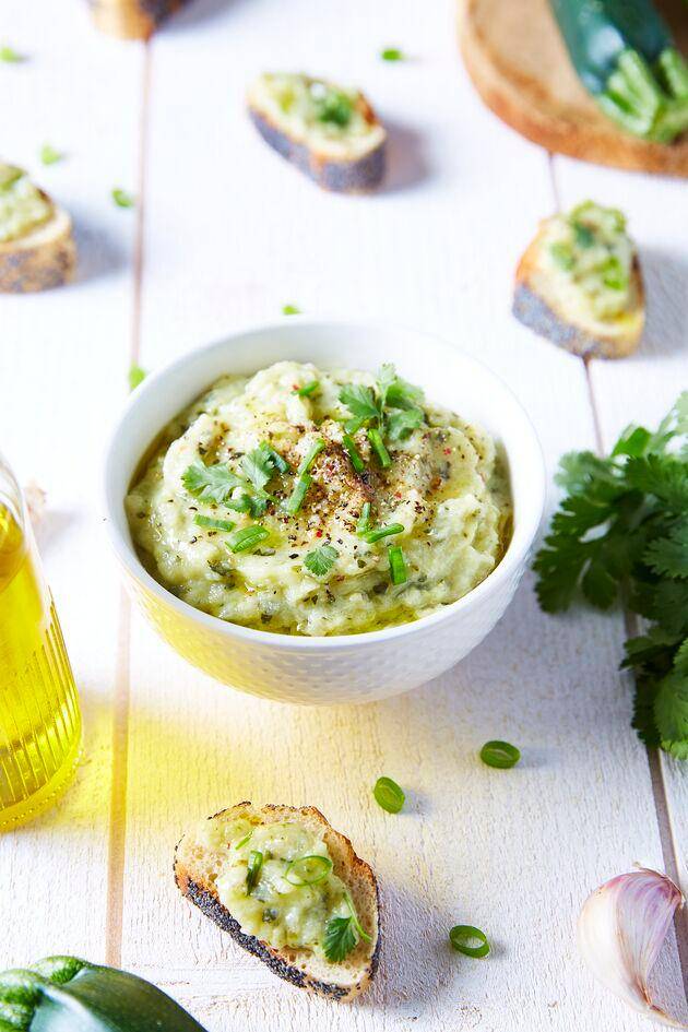 Dip de calabacín con cilantro - Receta Perfectmix + | Moulinex