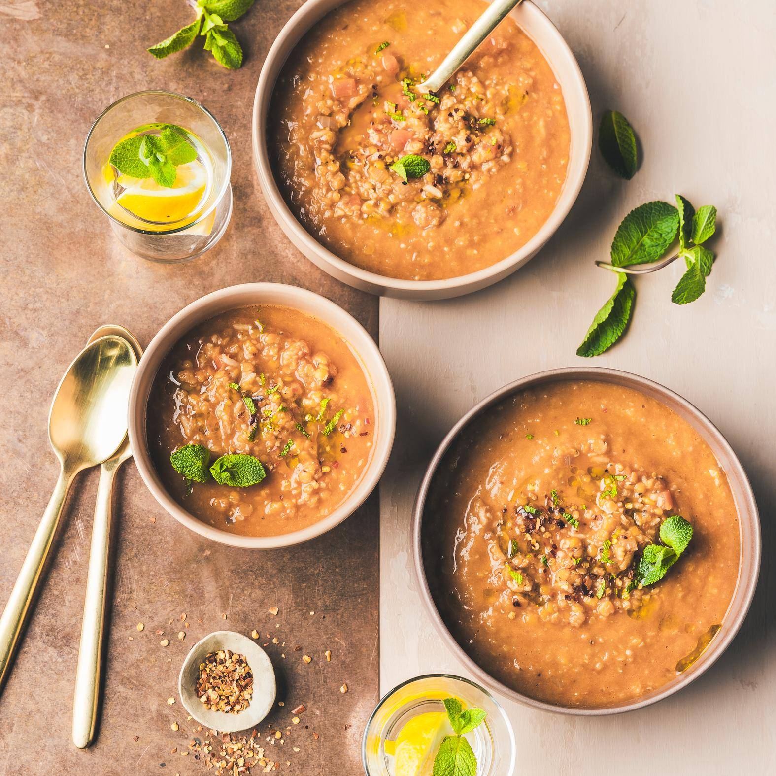 Sopa picante de lentejas - Receta Cookeo | Moulinex