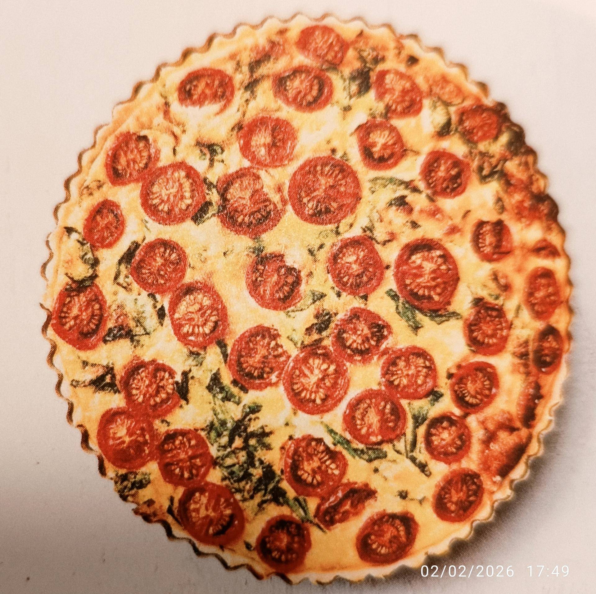 Quiche espinacas, tomates cherry y ricota - Receta Companion | Moulinex