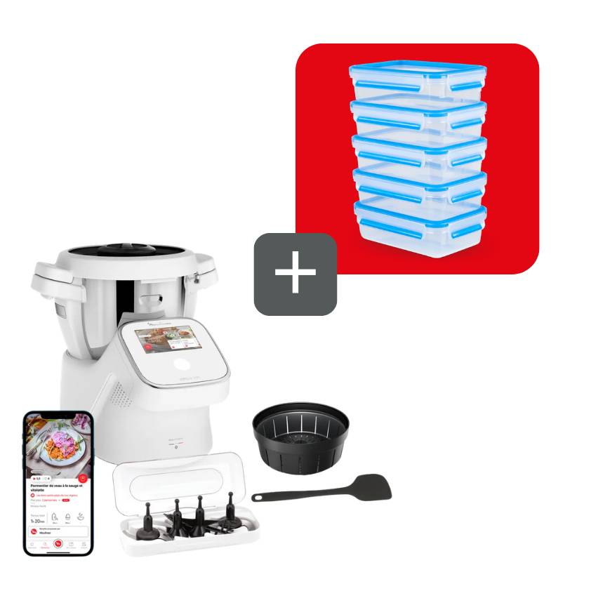 Pack Batch Cooking: Companion touch + set herméticos