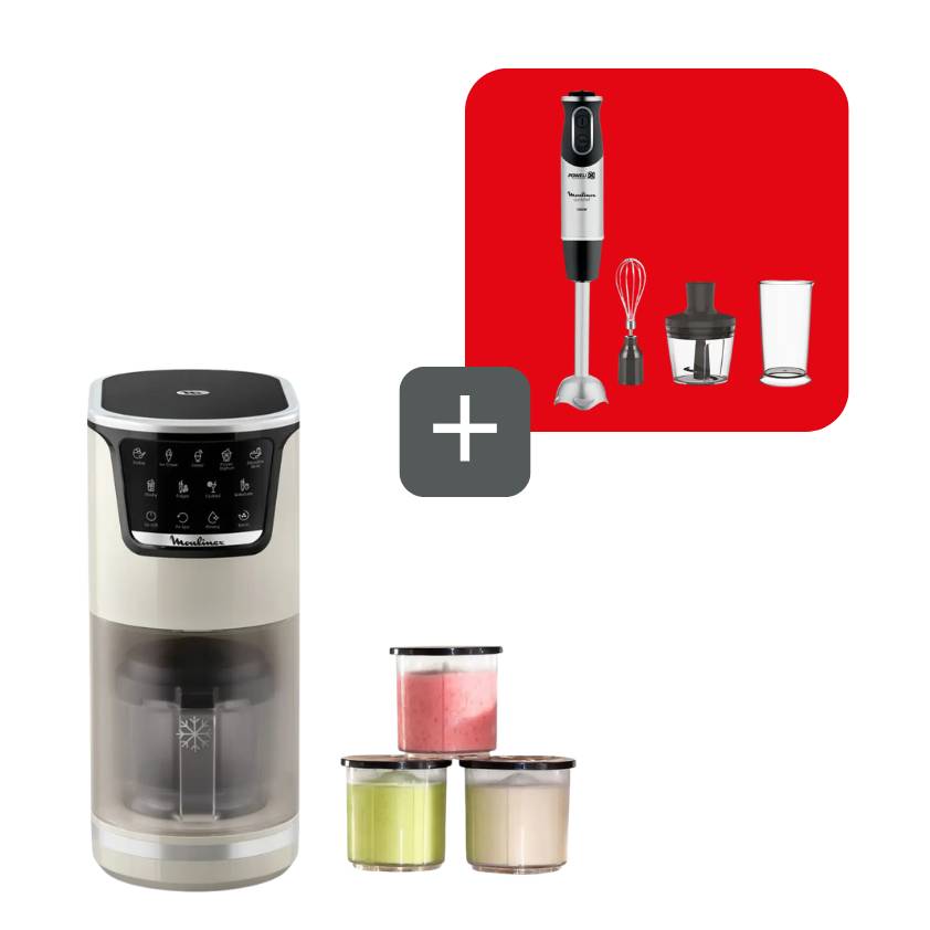 Promo Pack Heladera Dolci + Batidora de Mano Quickchef 3 en 1