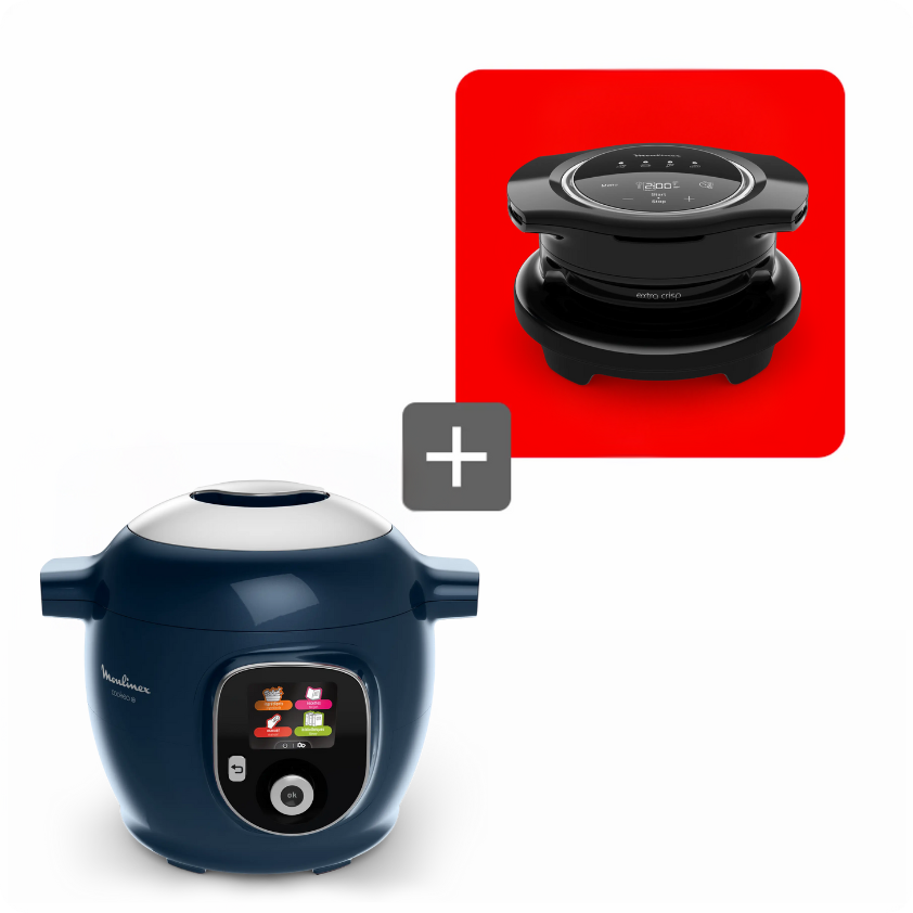 Pack comida sana y crujiente: Cookeo + Crispy lid