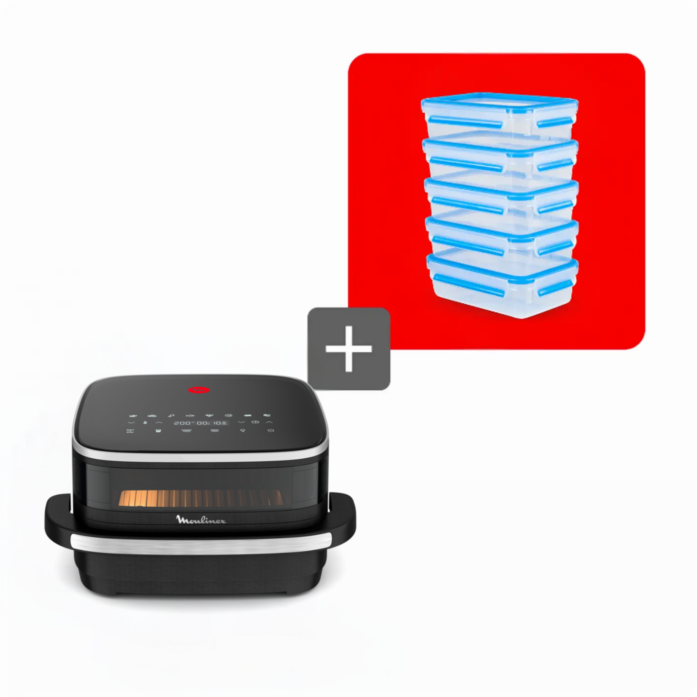 Pack freidora surface + hermeticos