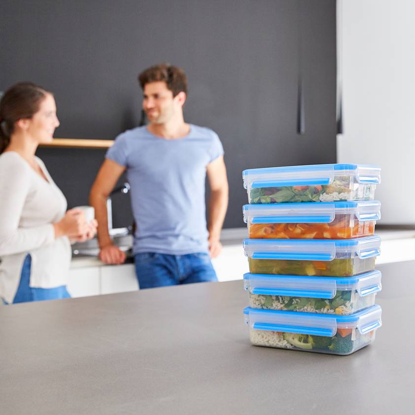 Pack freidora easy fry inox + set herméticos